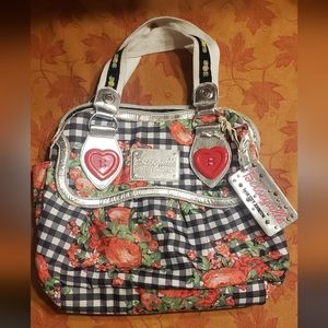 Betsey Johnson Betsyville Jersey Johnson Bag